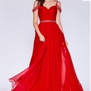 Aline Red gown size 6